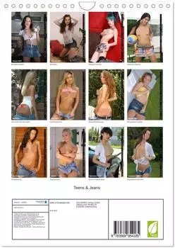 Calvendo Teens & Jeans Wandkalender 2027 DIN A4 hoch, Monatskalender