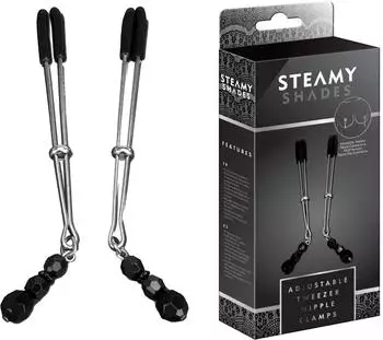 Steamy Shades Adjustable Tweezer Nipple Clamps