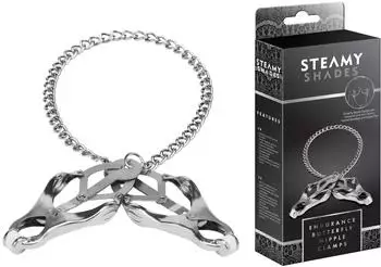 Steamy Shades Endurance Butterfly Nipple Clamps
