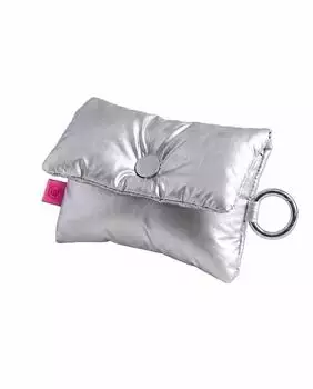 Womanizer Snap Pouch Tasche Silber
