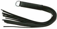 ZADO Lederpeitsche mit vielen Riemen und ummanteltem Griff 45 cm schwarz...