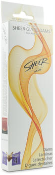 Glyde Sheer Dams Latextücher Wildberry (4 Stk.)