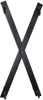 ZADO Andreaskreuz mit abnehmbaren Hand- und Fu&szlig;fesseln - vielseitiges Bondage-Set