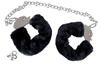 You2Toys Black Fluffy and Metal Handcuffs
