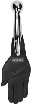 Ouch! Saddle Leather Hand Paddle Metal Ball Handle