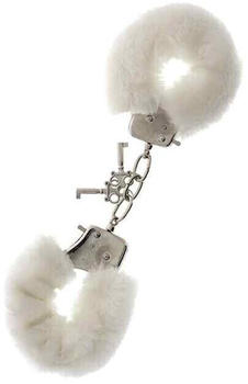 Dreamtoys Handcuffs With Plush White