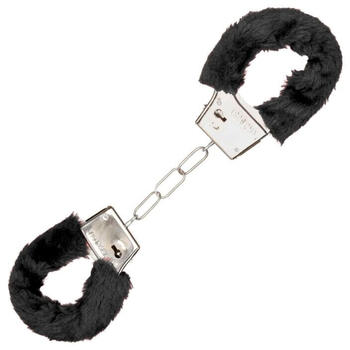 CalExotics Playful Furry Cuffs Black