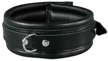 Kiotos Leather Collar 5 cm Black