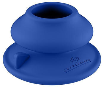 Shots Toys Chrystalino - Silicone Suction Cup - Blue