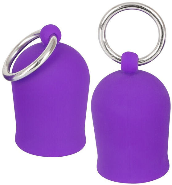 Orion Nipple Suckers mit Ring O Lovers lila
