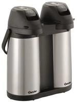 Bartscher Isolierpumpenkanne Duo 1,9L-ST Gastro 2x 1,9L