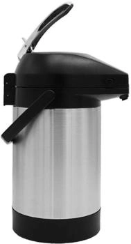 Technivorm Thermoskanne Airpot Edelstahl Pumpkanne mit Edelstahlkolben silber 2,2 Liter (381605)