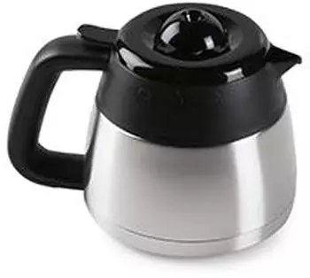 DOMO Edelstahl Thermoskanne 1 Liter Ersatzkanne für Kaffeemaschine (DO709K-T)
