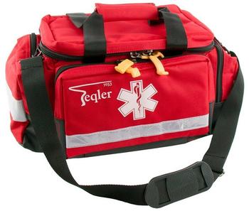 Teqler Notfalltasche Lüttich klein ohne Füllung rot