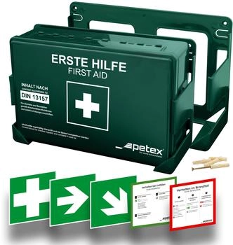PETEX Erste Hilfe Koffer grün DIN 13157 (43924213)