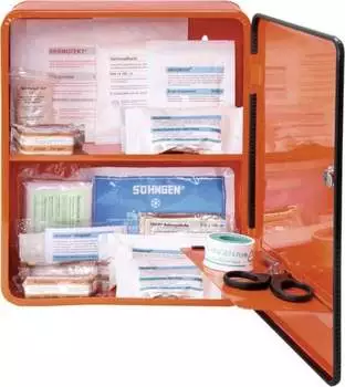 Söhngen Verbandschrank HEIDELBERG City Style DIN 13157 orange 1 Stück