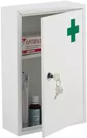 Medizinschrank, Abschlie&szlig;bar, 2 F&auml;cher, Hxbxt: 32 X 21,5 X 8 Cm, F&uuml;r...