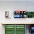 Relaxdays Medizinschrank abschließbar, 2 Fächer, hängend, 32x21,5x8cm, weiß