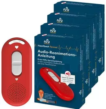 Heartbeat Revivel Audio-Reanimations-Anleitung 4 Stk.