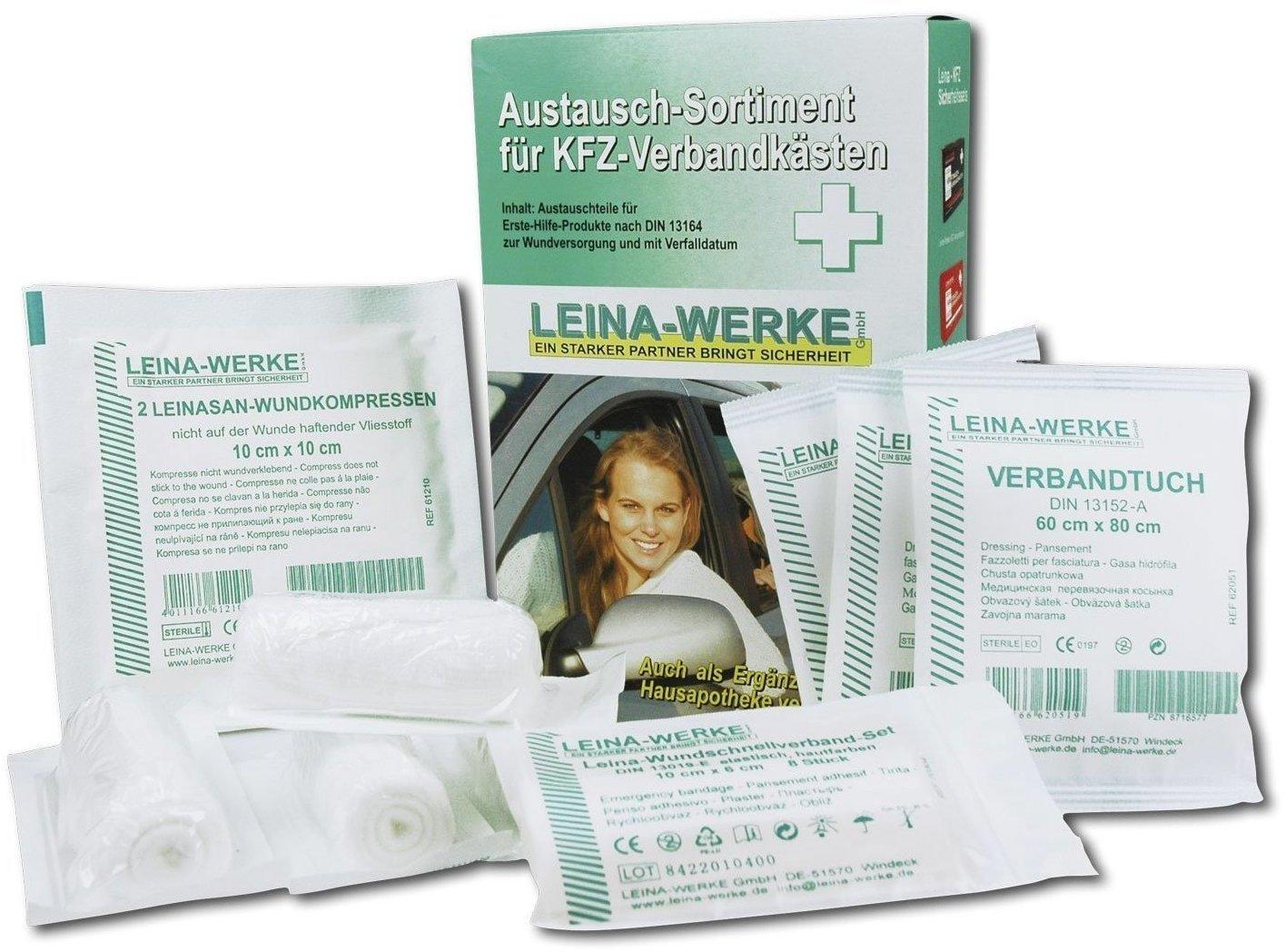Leina-Werke Austausch-Set für KFZ-Verbandskasten DIN 13164 Test - ab 5,66 €