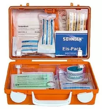 Söhngen Erste Hilfe-Koffer QUICK-CD Norm orange mit Füllung DIN 13157