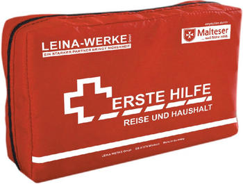 Leina-Werke Erste-Hilfe Reise- und Haushalt 27-teilig rot