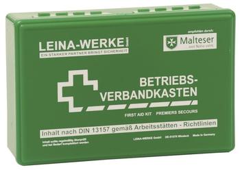 Leina-Werke Betriebsverbandkasten mit Wandhalterung DIN 13157 klein grün