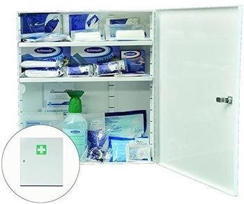 Gramm medical Metall-Branchenschrank Werkstatt/kfz Weiß 455 x 400 x 110 mm, gefüllt