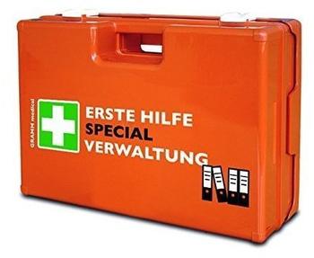 Gramm medical Verbandkoffer Special Verwaltung mit Inhalt DIN 13 157 + Zusatzausstattung