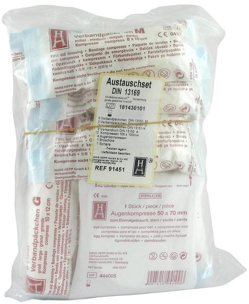 Dr. Junghans Medical Verbandkasten Nachfüllset für sterile Produkte 13169-E