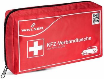 Walser KFZ-Verbandstasche rot nach DIN 13164:2022