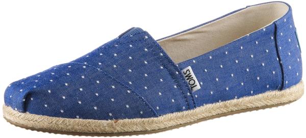 Toms Shoes Classic Alpargatas Women blue/imp blu