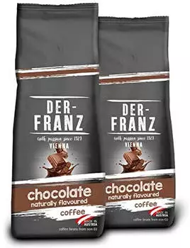 Der-Franz Kaffee mit nat&uuml;rlicher Schokolade aromatisiert gemahlen (2 x 500 g)