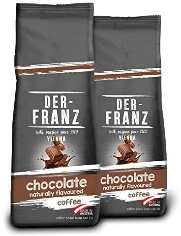 Der-Franz Kaffee mit natürlicher Schokolade aromatisiert gemahlen (2 x 500 g)
