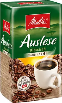 Melitta Café Auslese gemahlen (1x500g) – Flexible Zubereitung für verschiedene Methoden