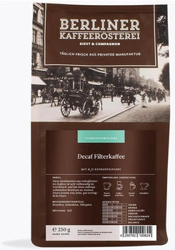 Berliner Kaffeerösterei Filterkaffee Decaf Bohnen (250g)