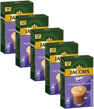 Jacobs Typ Cappuccino Choco Milka Sticks (5x8 Sticks)