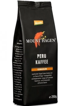 Mount Hagen Röstkaffee Peru gemahlen demeter 250g