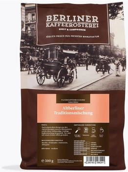 Berliner Kaffeerösterei Altberliner Traditionsmischung 500g