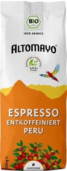 Altomayo Espresso entkoffeiniert ganze Bohne (250g)
