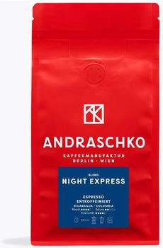 Andraschko Night Express Espresso Blend Koffeinfrei 250g