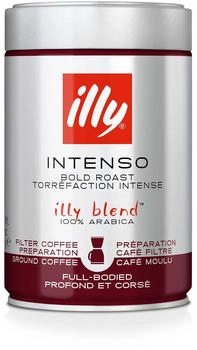illy Espresso Intenso Filterkaffee dunkle Röstung 6 x 250g Kaffee GEMAHLEN