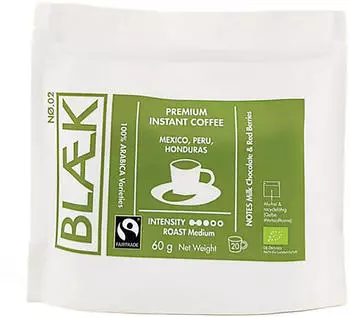 Blaek Organic Instant Coffee No. 2 Medium Roast Bio 60g