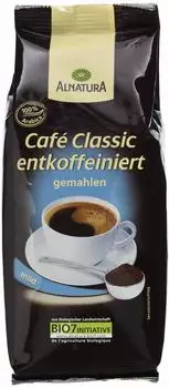 Alnatura Bio Kaffee entkoffeiniert gemahlen 250g