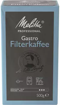 Melitta Gastro Mild Kaffee, gemahlen, Arabica- und Robustabohnen mild, 500,0 g St.