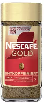 Nescafé Gold Entkoffeiniert Glas (190g)