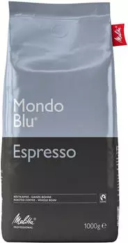 Melitta MONDO BLU Espressobohnen, Arabica- und Robustabohnen kräftig, 1000 g St.