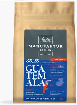 Melitta Manufaktur Bremen Guatemala Natural 250g gemahlen
