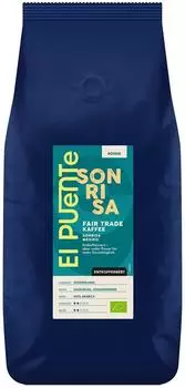 El Puente Sonrisa Bio-Kaffeebohnen 1kg entkoffeiniert