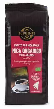 El Puente Nica organico Bio-Kaffee gemahlen 250g
